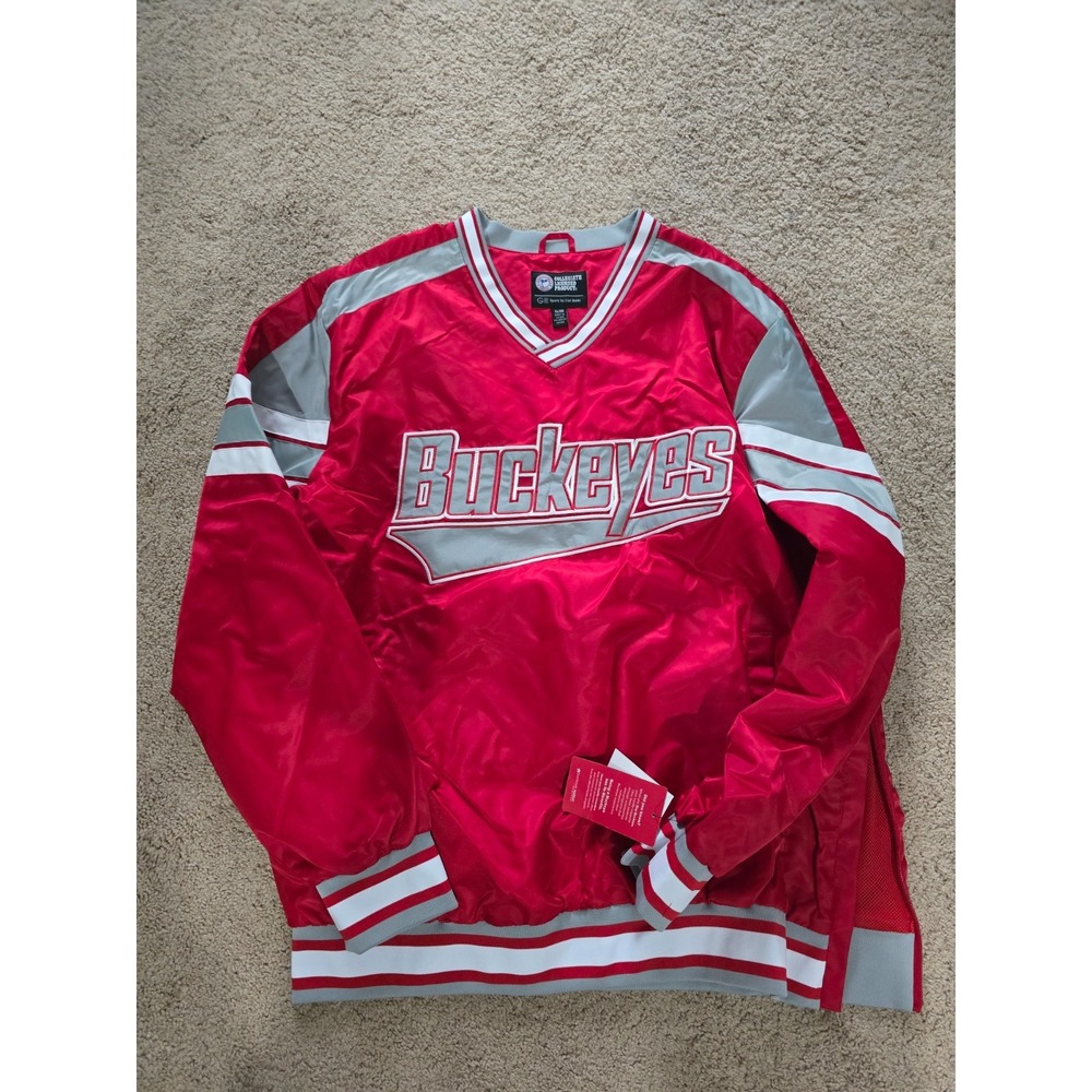 Mens Ohio State Buckeyes Wind Breaker NWT XL